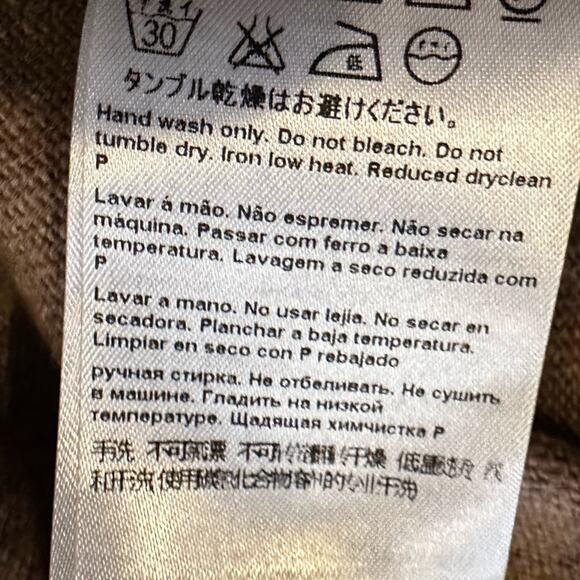 Escada Wool Blend Taupe Cream Sleeveless Sweater Vest XL Designer NWT Neutral - Picture 14 of 16